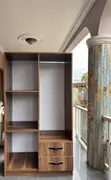 Spacious Wooden Wardrobe with 2 Drawers - Good Condition - 2