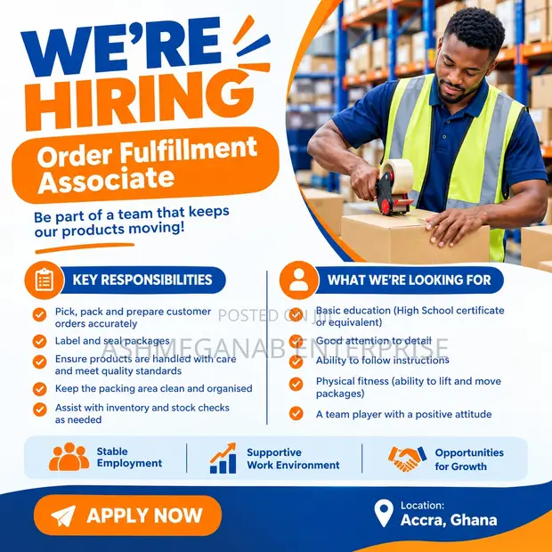 Order Fulfillment Associate - AshmegaNab - 1