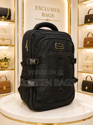 Waterproof Laptop Backpack - Large, Black