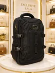 Waterproof Laptop Backpack - Large, Black - 1