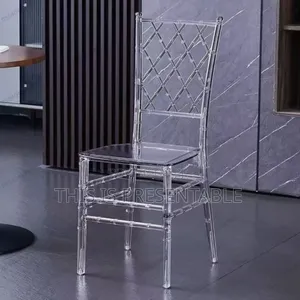 Acrylic, Crystal, Ghost & Cross-Back Chairs for Sale
