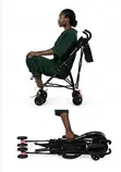 Extended Canopy Baby Stroller - Grey - 3