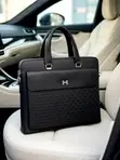 Premium Executive Leather Briefcase and Laptop Bag - 4
