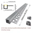 Cidex Aluminum Staircase LED Profile Channel - 3 Meters - 2