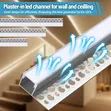 Inled Plaster Staircase Aluminum Profiles (3ft) - 1