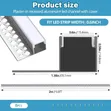 Inled Plaster Staircase Aluminum Profiles (3ft) - 4