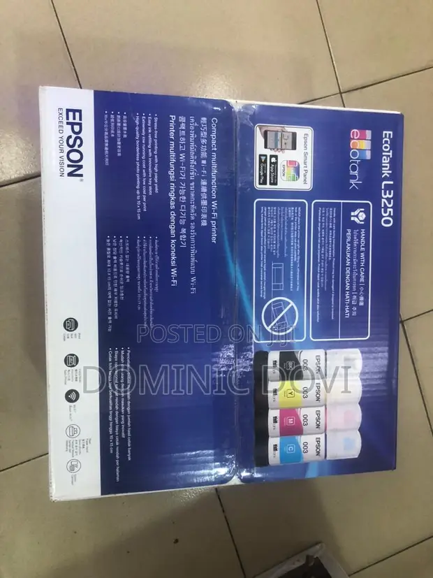 Epson L3250 Wifi Multifunction EcoTank Printer - 1