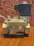 Bondon DN25 24V DC Solenoid Valve - Brass, NBR - 2