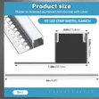 DfZX Recessed Aluminum LED Profile Channel - 3