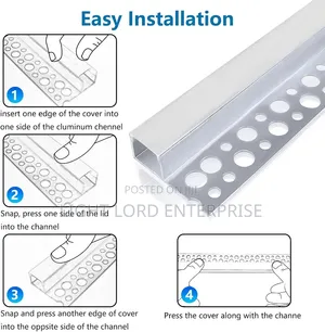 LED Aluminum Profiles - 3 Meters