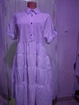 Becs Fashion World White Button-Up Dress - 2