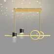 Mililia Yellow Gold 2-Color Pendant Light - 1
