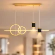 Mililia Yellow Gold 2-Color Pendant Light - 2