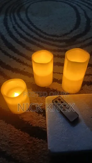 3-in-1 LED Candle Set with Remote Control