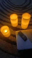 3-in-1 LED Candle Set with Remote Control - 2