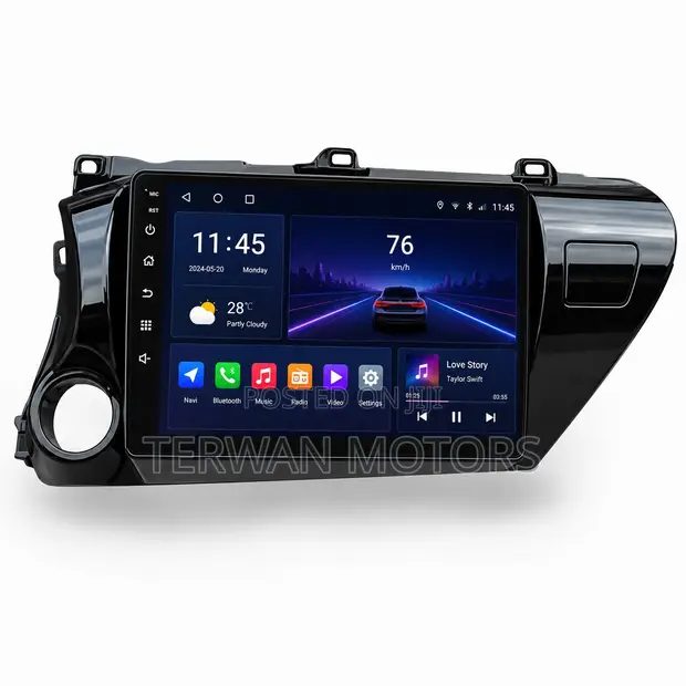 New Android Screen for Toyota Hilux (2015-2020) - 1
