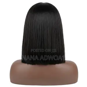 10 Inch Vietnamese Bone Straight Bob Wig