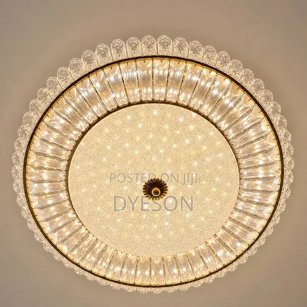 9507/500a Modern Crystal Ceiling Light - 1