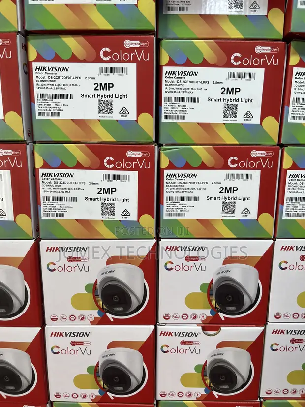 Hikvision ColorVu 2MP Dome Analog Camera with Audio - 1