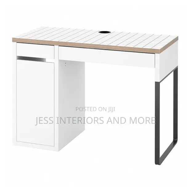 Study Desk, White/Anthracite - 1
