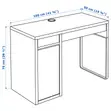 Study Desk, White/Anthracite - 2