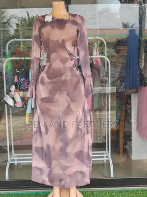 Ladies Long Dress - 6 Colors Available
