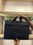 Brand New Black Leather Laptop Bag (13-inch) - 3