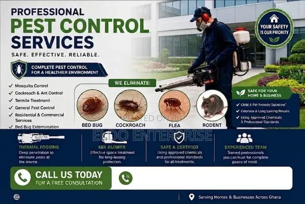 Pest Control & Fumigation Services - 1