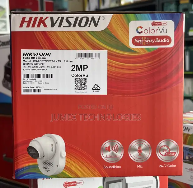 Hikvision Colorvu Dome Camera DS-2CE73DF0T-LXTS 2MP - 1
