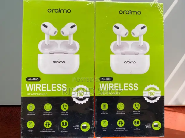 Oraimo Air-R03 Bluetooth Wireless Earphones - 1