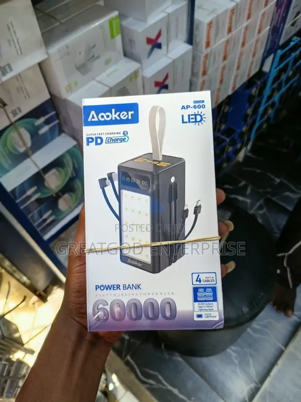 Aooker AP-600 60,000mAh Power Bank - 1