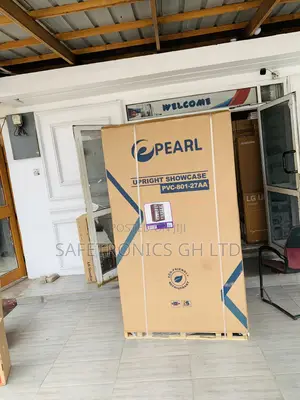 Original Pearl 690L Double-Door Glass Display Fridge