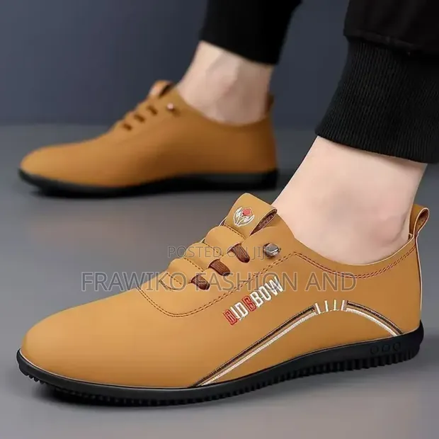 Casual Down Sneakers/Shoes - Brown - 1