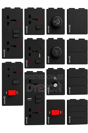 X2 Black Double Socket - 13A