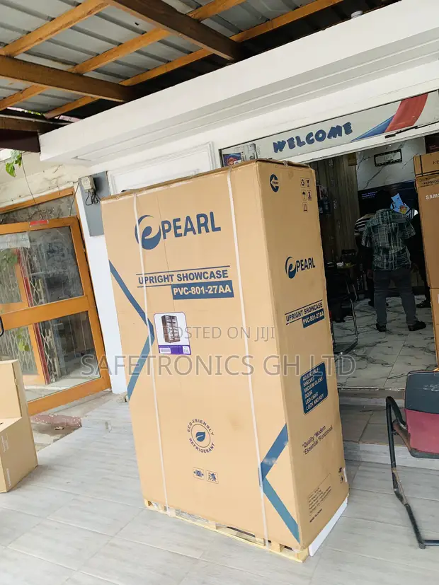Pearl 690L Double-Door Glass Display Fridge PVC-801-27AA - 1