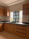 Block Work Kitchen Cabinet with Marble Surface - 1