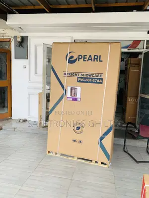 Pearl 690L Double-Door Glass Display Fridge
