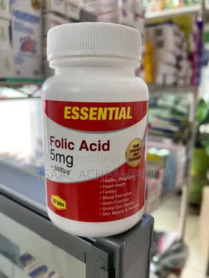 Essential Folic Acid 5mg Tablets