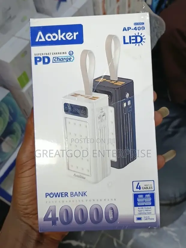 Aooker AP-400 40,000mAh Power Bank - 1