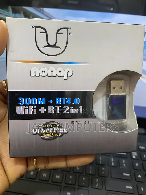 2-in-1 Wi-Fi N & Bluetooth Adapter - 1