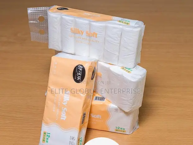 Coreless 5-Ply Toilet Tissue Rolls - 12 Pack - 1