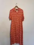 Coral-Pink Midi Shirt Dress by F&F - 3