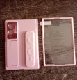 Samsung Z Fold 8 Pink Case with Stand and Hinge Cover - 2