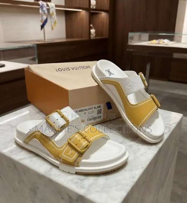 Louis Vuitton Double-Buckle Slide Sandals - 1