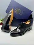 Frank Perry Oxford Brogue Shoes - Black - 2