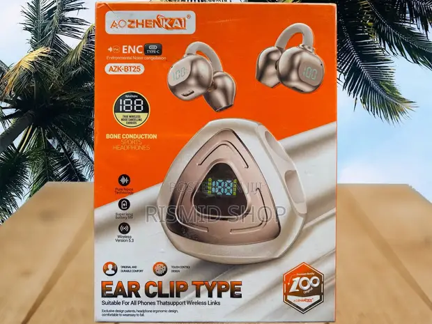 Azk-Bt25 Ao Zhenkai Bluetooth Ear Clip Headphones - 1