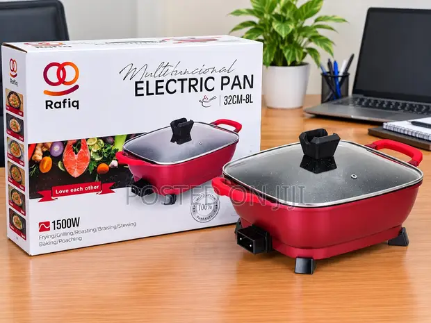 Rafiq 8L Multi-Functional Electric Cooking Pot/Pan - 1