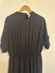 Black Zara Midi Dress with Front Twist - 4