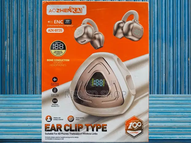 Ao Zhenkai AZK-BT25 Bluetooth Clip-on Earphones - 1
