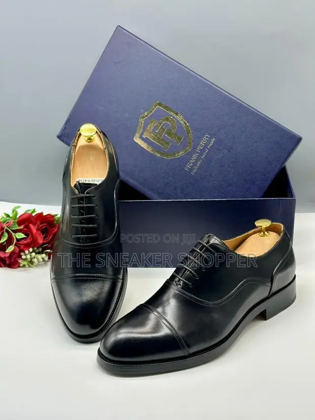 Oxford Cap-Toe Formal Shoes - 1